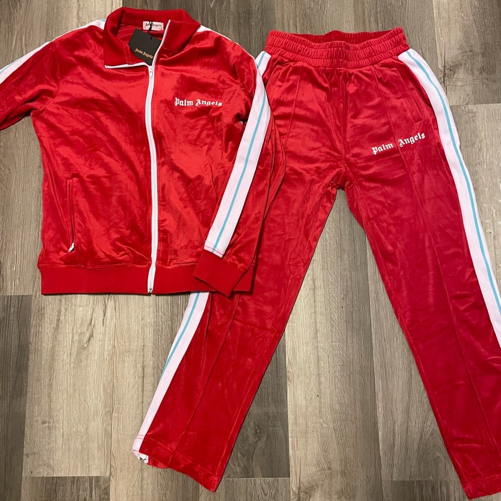 COPY - Palm Angles Red Track Pants